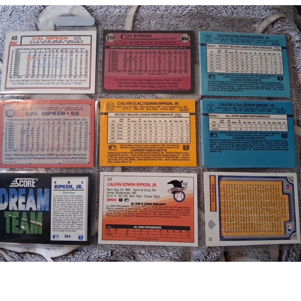 Russ Cal Ripken Jr. Baseball Card Set vintage - Picture 2 of 8